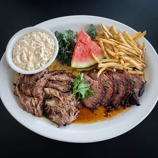 3 Meat Combo: Tri-Tip, Chicken & Hot Links Meat