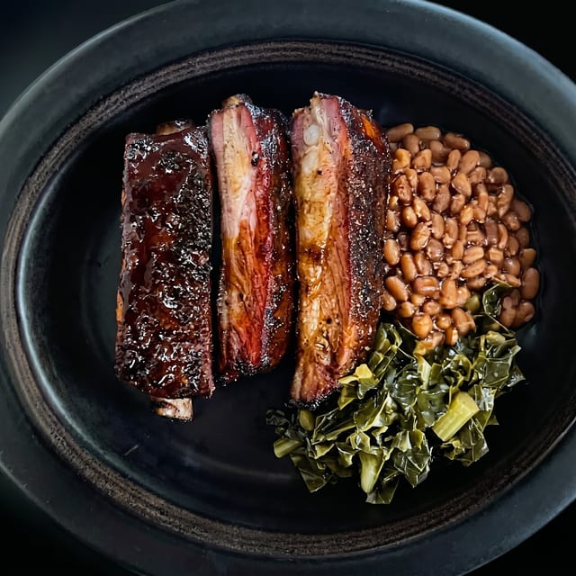 Chicken & Ribs Combo.
